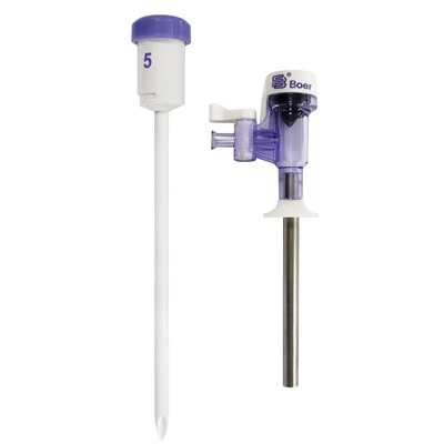 Trocares pediátricos laparoscópicos desechables de 5 mm